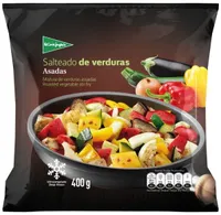 Salteado de verduras asadas