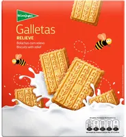 Galleta con relieve