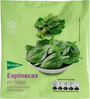 Espinacas hojas