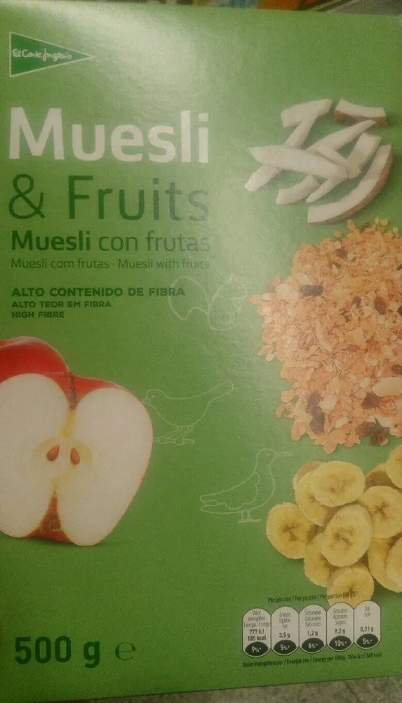 Muesli & fruits