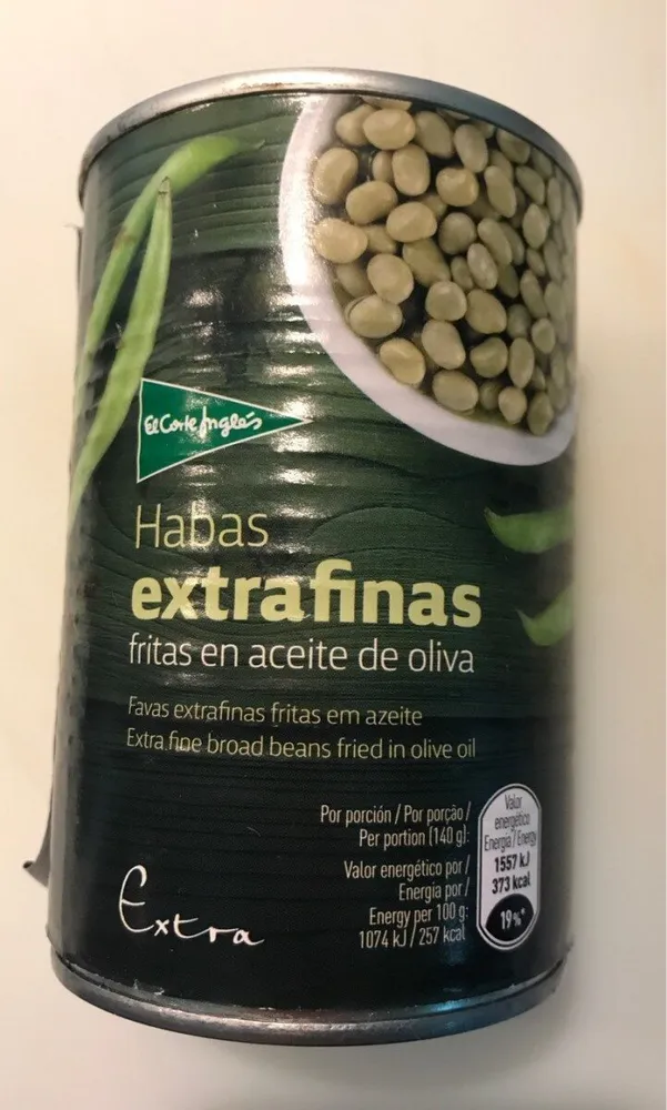 Habas extrafinas