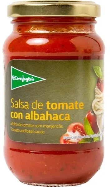 Salsa de tomate con albahaca