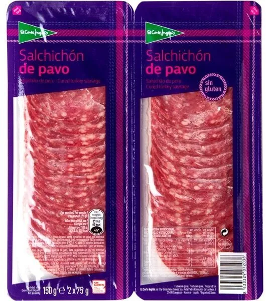 Salchichón de pavo lonchas sin gluten