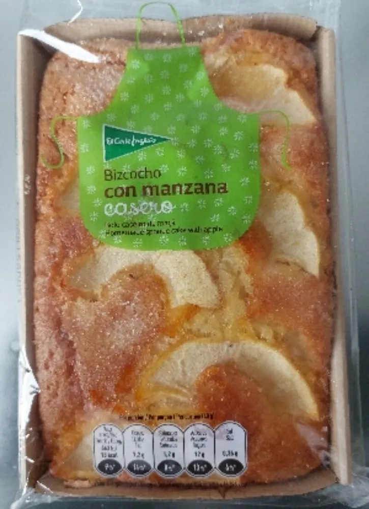 Bizcocho casero con manzana