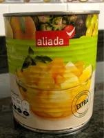 Macedonia de frutas en almíbar lata 480 g