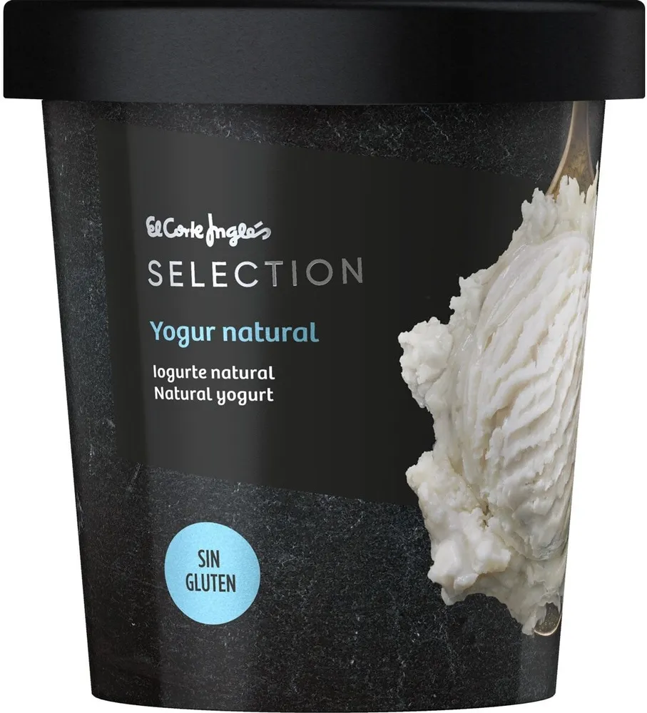 Helado de yogur natural