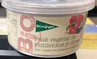 Bio paté vegetal de pimientos y olivas
