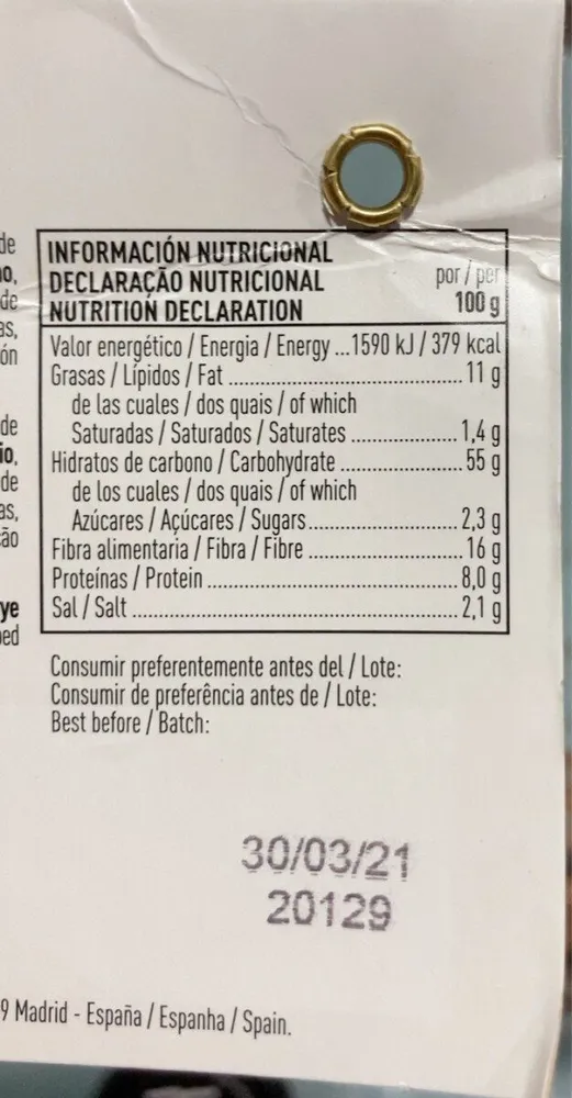 Pan de centeno