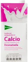 Leche desnatada enriquecida en calcio