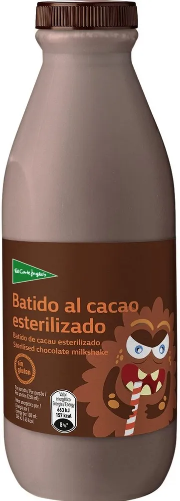 Batido de cacao sin gluten