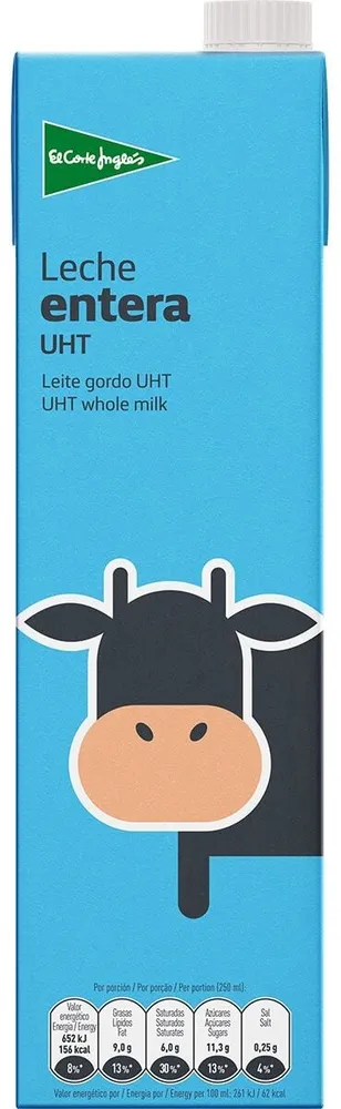 Leche entera UHT