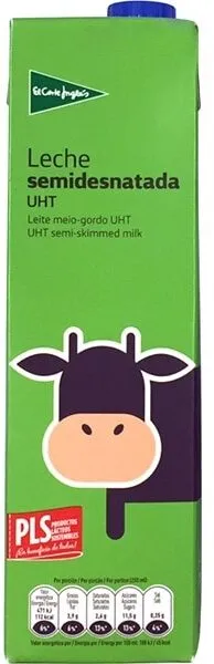 Leche semidesnatada UHT