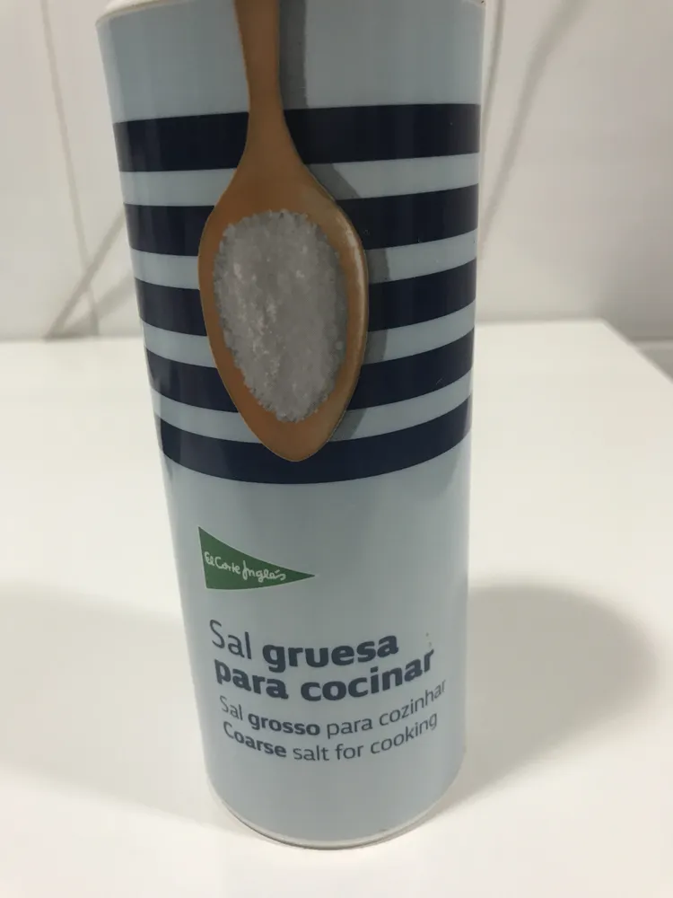 Sal gruesa para cocinar