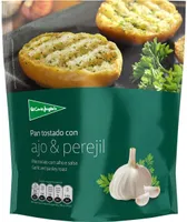 Pan tostado con ajo y perejil