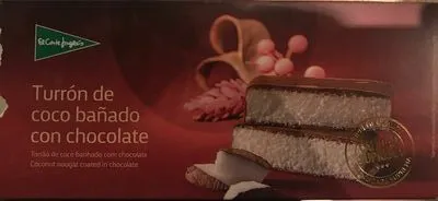 Turrón de coco bañado con chocolate