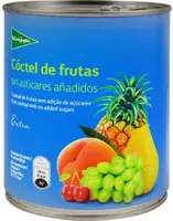 Cóctel de frutas sin azúcares añadidos
