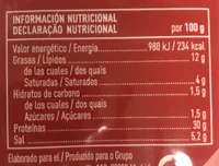 Taquitos de jamón curado reserva curación mínima meses
