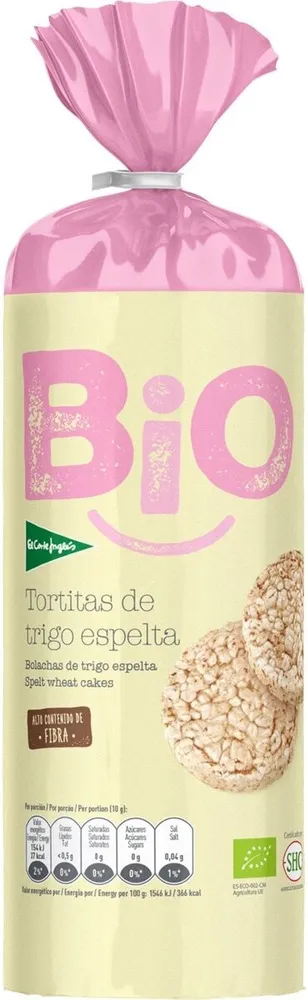 Bio tortitas de espelta