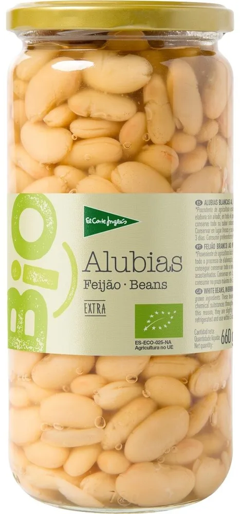 Alubia extra cocida al natural ecológica