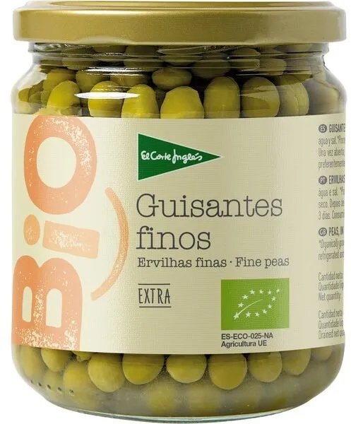 Bio guisantes finos