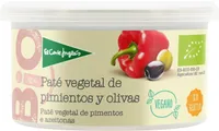 Paté vegetal de pimientos y olivas ecológico