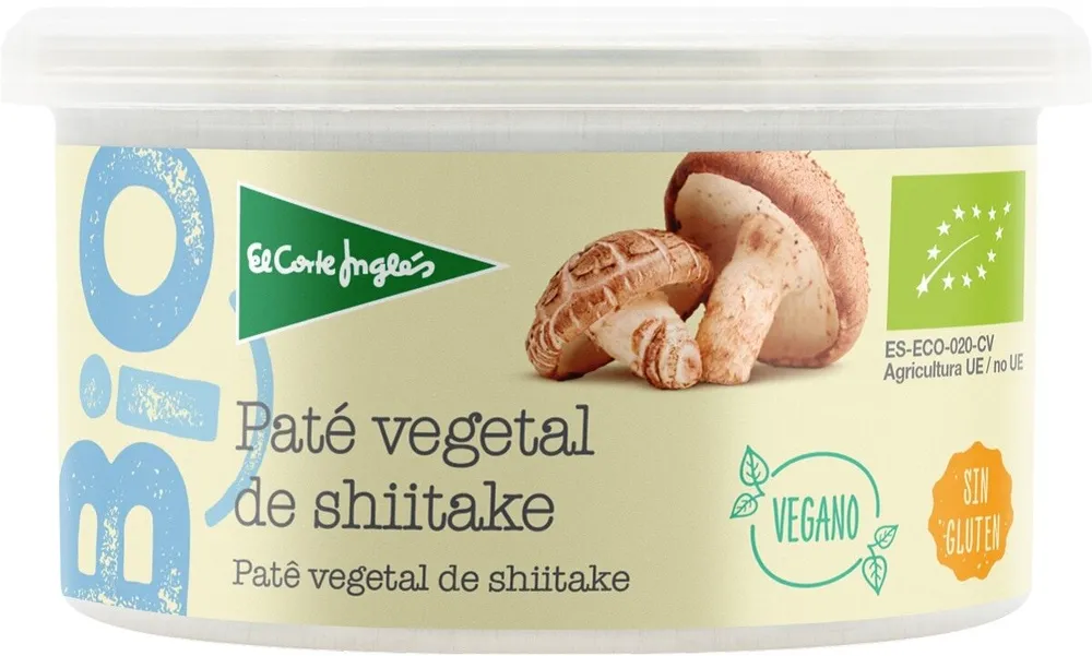 Bio paté vegetal de shiitake