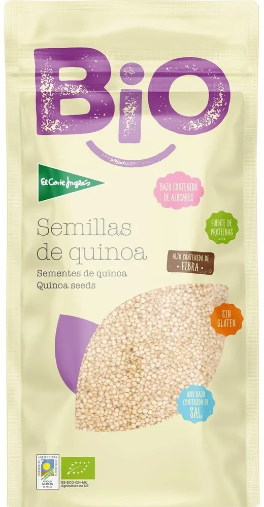Semillas de quinoa ecológicas y sin gluten