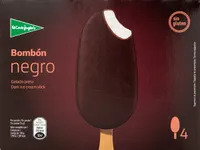 Bombón helado de chocolate negro sin gluten
