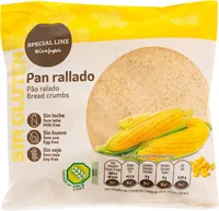 Pan rallado sin gluten, sin huevo, sin soja y sin lactosa
