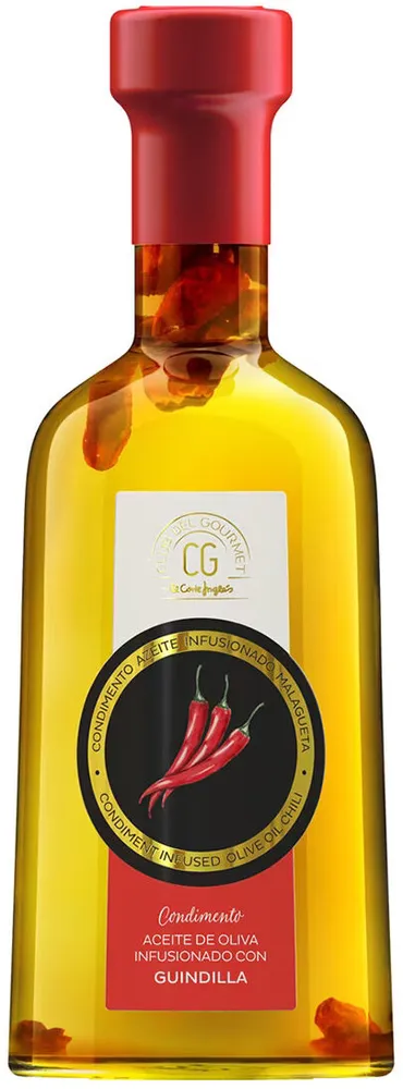 Aceite de oliva virgen extra infusionado Guindilla
