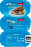 Filetes de anchoa aceite de oliva