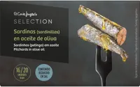 Sardinillas aceite de oliva sin gluten contenido reducido sal