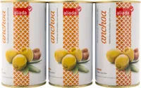 Aceitunas rellenas de anchoa pack 3 latas 150 g