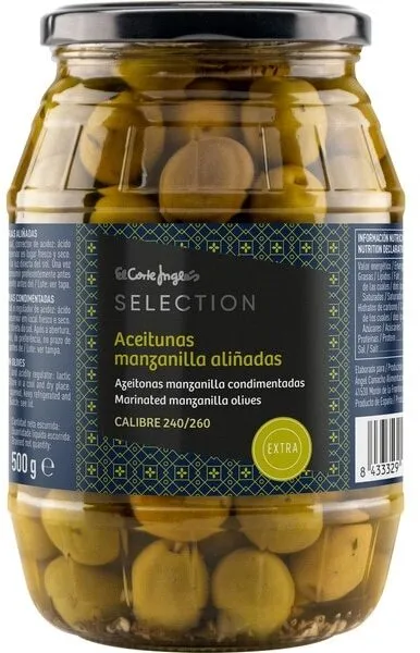 Aceitunas manzanilla aliñadas