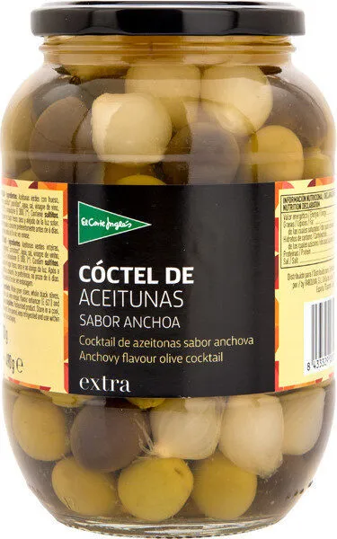 Cóctel de aceitunas sabor anchoa