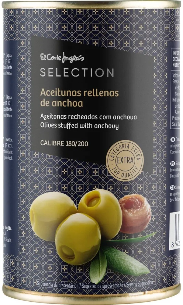 Aceitunas rellenas de anchoa