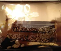 Turrón de chocolate crujiente negro