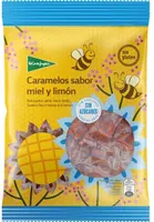 Caramelos duros de miel y limón sin azúcar