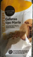 Galletas tipo maría sin gluten