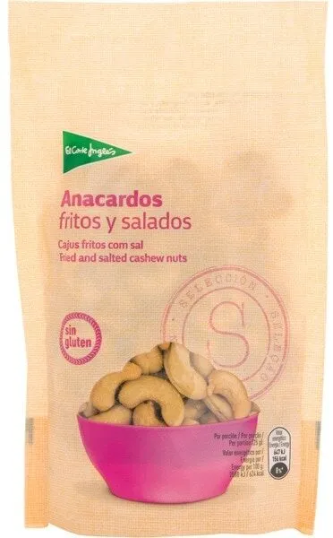 Anacardos fritos y salados