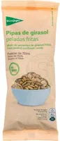 Pipas de girasol peladas fritas