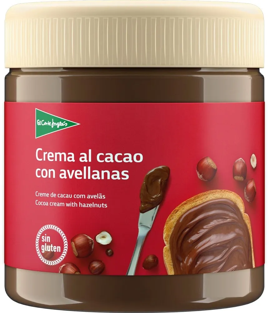 Crema de cacao con avellanas tarro