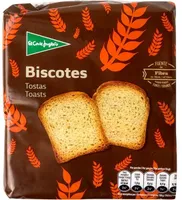 Biscotes fuente de fibra