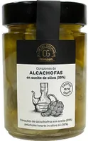 Acachofas confitadas en aceite de oliva