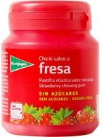 Chicles sabor a fresa sin azúcares