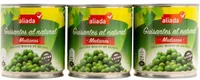 Guisantes al natural medianos extra latas