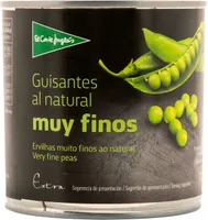 Guisantes al natural muy finos