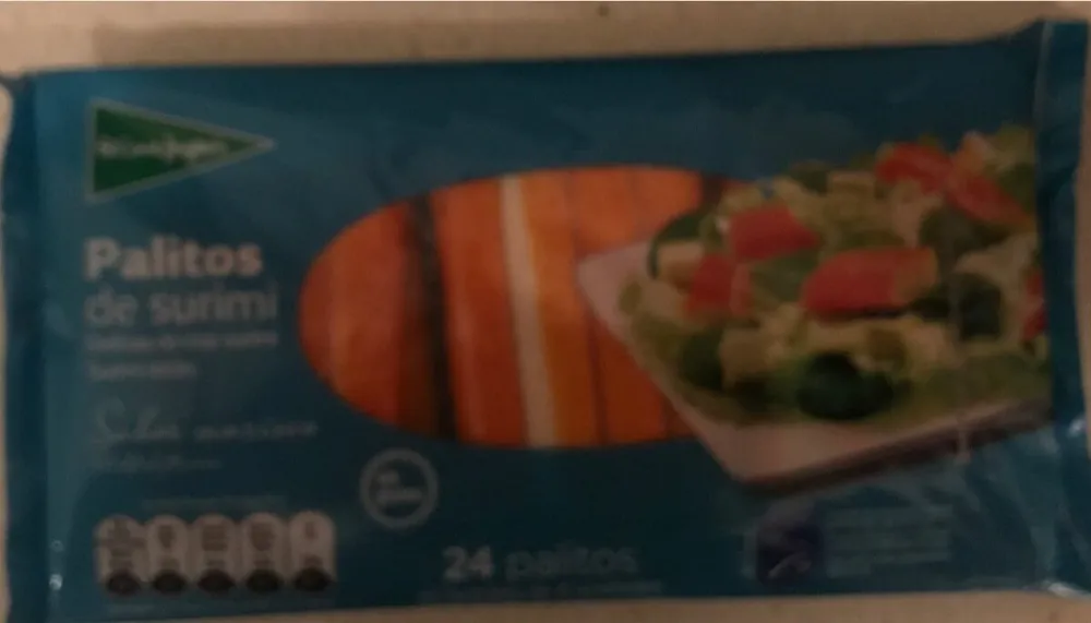 Palitos de surimi sin gluten
