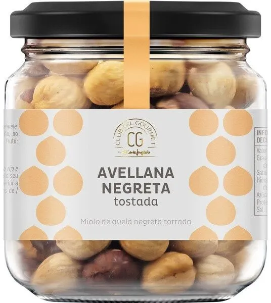 Avellana negreta tostada