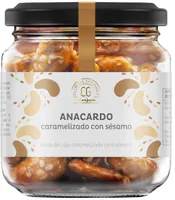 Anacardo caramelizado con sésamo